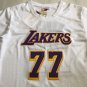 Lakers No. 77 Retro White Short Sleeve XS-XXL