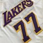 Lakers No. 77 Retro White Short Sleeve XS-XXL