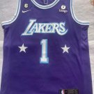 Lakers No.1 Purple  jersey