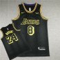 Lakers, front 8, back 24, black