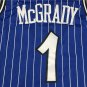 Magic 1 McGrady Blue and White Stripe Retro Logo