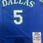 Mavericks No. 5 Color Blue Jason Kidd Retro Jersey