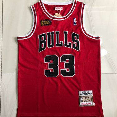 Mitchell Ness Pippen 97-98AU Red Championship XS-XXL