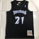 Mitchell&Ness Timberwolves Garnett 97-98 Black Embroidered S-XXL