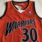 Mitchell&Ness Warriors No. 30 Curry Retro Orange Embroidered XS-XXL