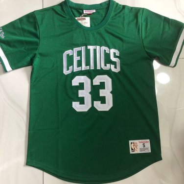 MN Celtics size 33 green short sleeved S-XXL