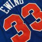 MN Knicks No. 33 Ewing Blue Embroidered S-XXL