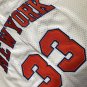 MN Knicks No. 33 Ewing White Embroidered S-XXL