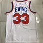 MN Knicks No. 33 Ewing White Embroidered S-XXL