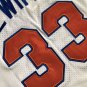 MN Knicks No. 33 Ewing White Embroidered S-XXL