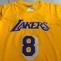 MN Lakers No. 8 Kobe Yellow Short Sleeve XS-XXL