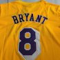 MN Lakers No. 8 Kobe Yellow Short Sleeve XS-XXL