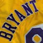 MN Lakers No. 8 Kobe Yellow Short Sleeve XS-XXL