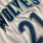 MN Timberwolves 21 Retro White Mesh S-XXL