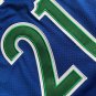 MN Timberwolves Garnett 95-96 vintage blue embroidered jersey