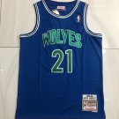 MN Timberwolves No. 21 Garnett 95-96 vintage jersey S-XXL
