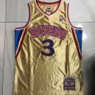 MN76ers No. 3 Iverson Limited Platinum Edition XS-XXL
