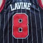 NBA Fan Edition Bulls No. 8 LaVine Declaration Edition Black Shirt