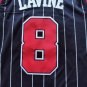 NBA Fan Edition Bulls No. 8 LaVine Declaration Edition Black Shirt