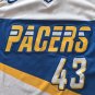 NBA Pacers # 43 West Cam City Edition White Shirt
