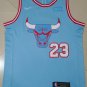 NBA Season Bulls No. 23 Light Blue  jersey