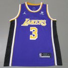 New Lakers No. 3 Davis 75th Anniversary Purple