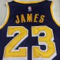 New season Lakers No. 23 Retro Purple Jordan Logo XS-XXL