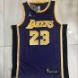 New season Lakers No. 23 Retro Purple Jordan Logo XS-XXL