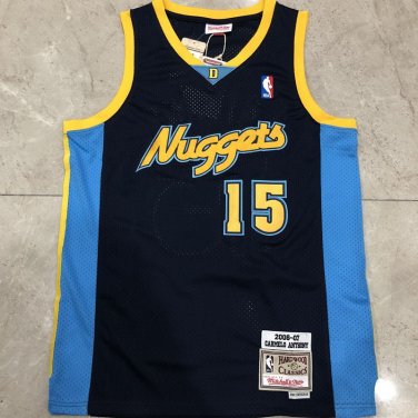 Nuggets Anthony Retro 06-07 Black Blue XS-XXL