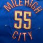 Nuggets No. 55 color blue jersey