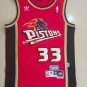 Pistons 33 # Red Hilat Forsento Retro Shirt