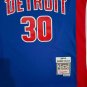 Pistons No. 30 color blue jersey
