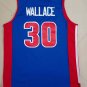 Pistons No. 30 color blue jersey