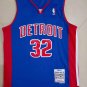 Pistons No. 32 color blue jersey