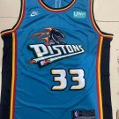 Pistons No. 33 Lake Green  jersey