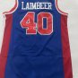 Pistons No. 40 color blue retro jersey