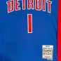 Pistons No.1 color blue jersey