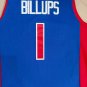 Pistons No.1 color blue jersey