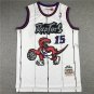 Raptors 15 White Dragon Retro Logo