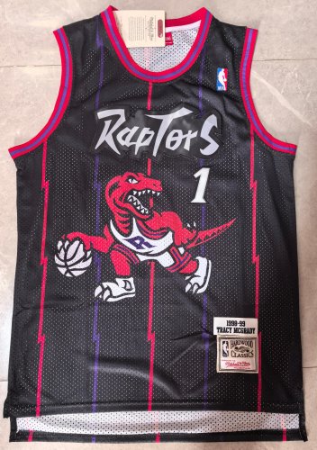 Raptors No.1 Black Dragon Classic Retro Reloaded Limited Edition Jersey
