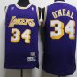 Retro Lakers No. 34 O'Neal Purple