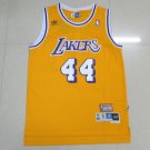 Retro Lakers No. 44 Jerry West Yellow