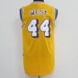 Retro Lakers No. 44 Jerry West Yellow