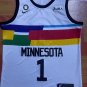Season 23 Timberwolves No.1 White City Edition jersey