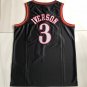Silk version black Iverson 2000-01 season AU full embroidery XS-XXL