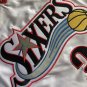 Silk version white Iverson 2001 All Star AU full embroidery XS-XXL