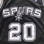 Spurs 20 # Ginobili Retro Black Shirt