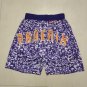 Suns Mitchell Ness MN team standard blue ball far sports pants