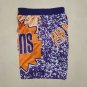 Suns Mitchell Ness MN team standard blue ball far sports pants