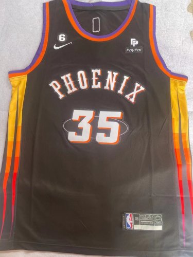 Suns No. 35 Black  jersey